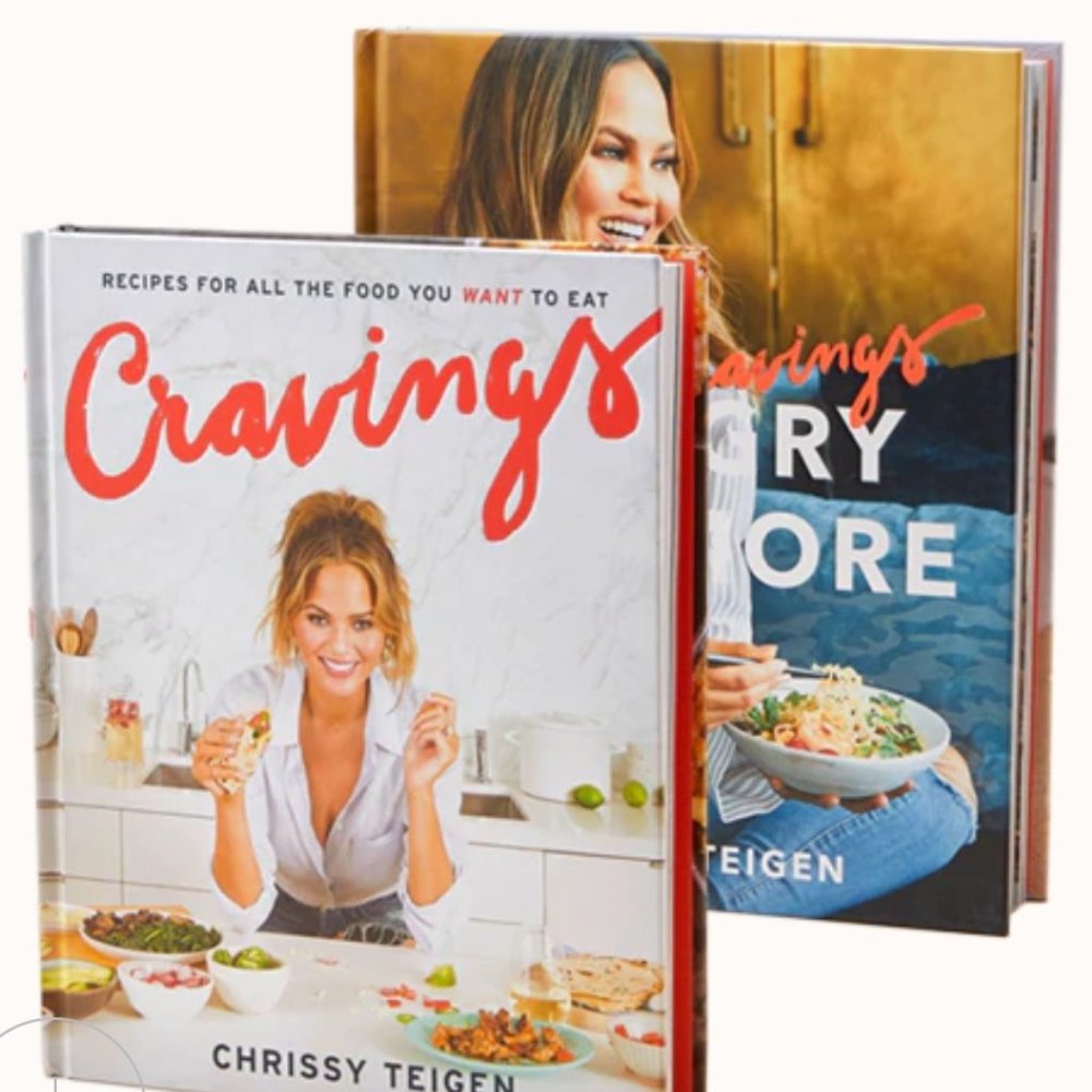 2 Cookbooks by Chrissy Teigen Cravings and Hungry For More